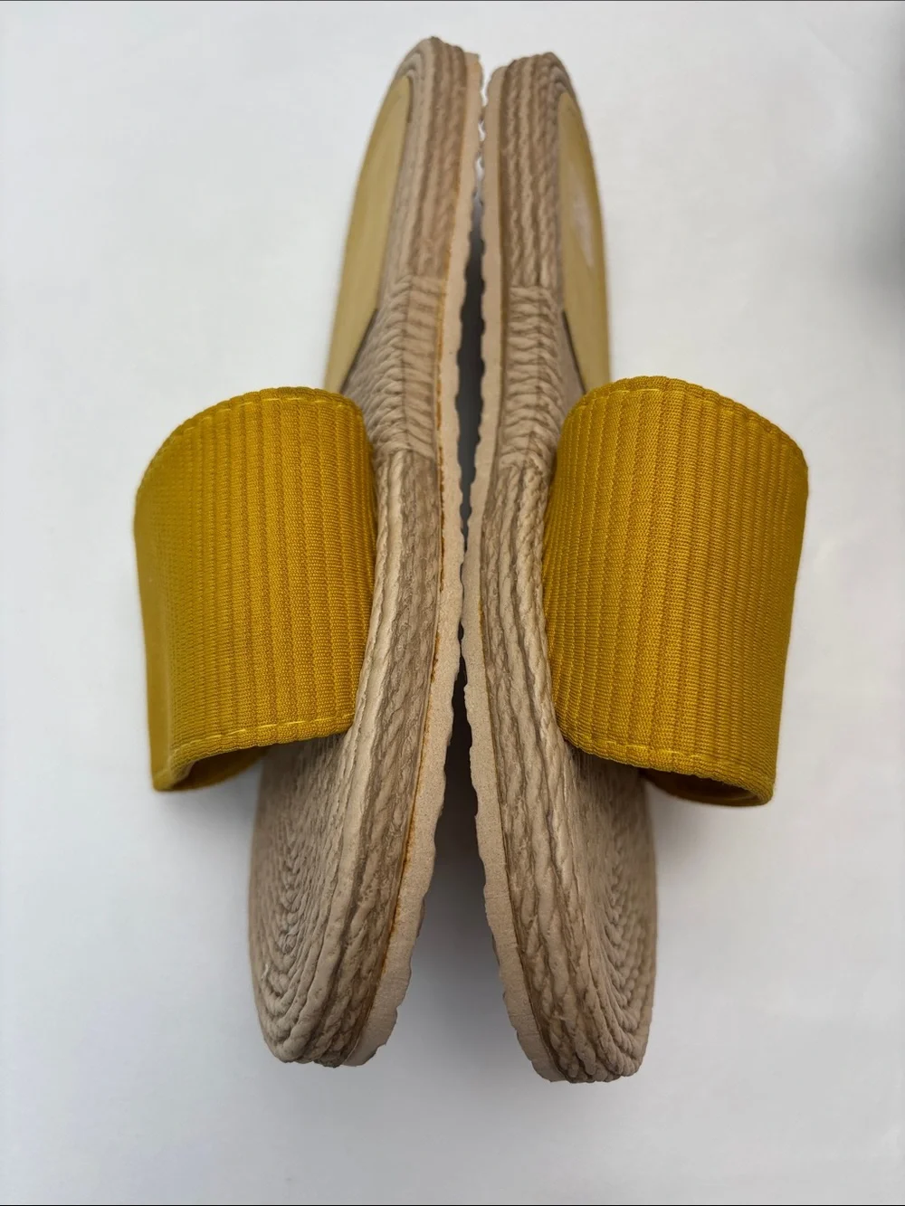 Fashion Women’s 7 Mustard Yellow Slide Sandals - Casual‎ Summer Slip-Ons